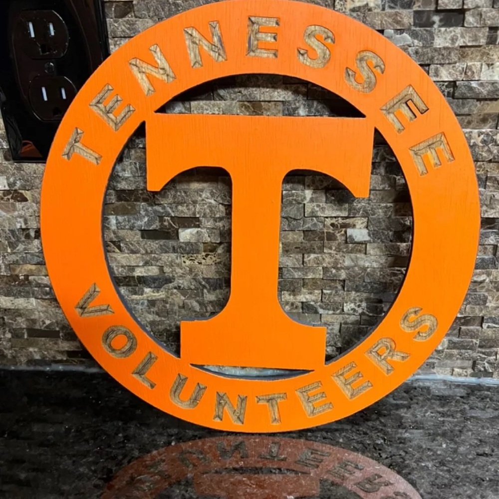 Fully customizable laser engraved team signs.